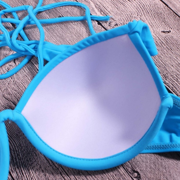 Solid Color Push Up Swimsuit! - Picture 2 of 8